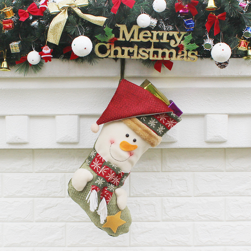 Christmas Sock gift Christmas Pendant Crafts Supplies Decoration