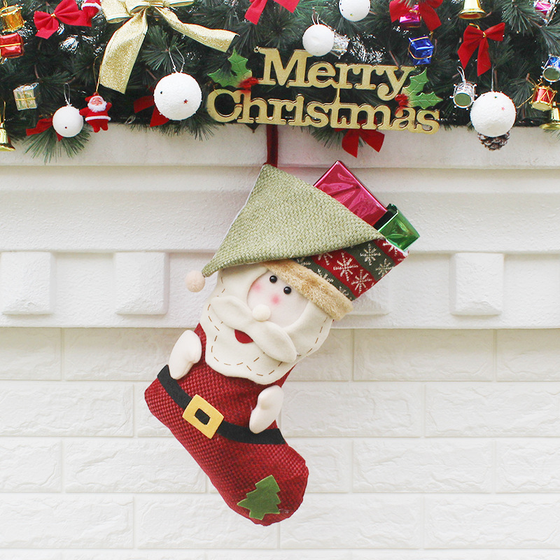 Christmas Sock gift Christmas Pendant Crafts Supplies Decoration