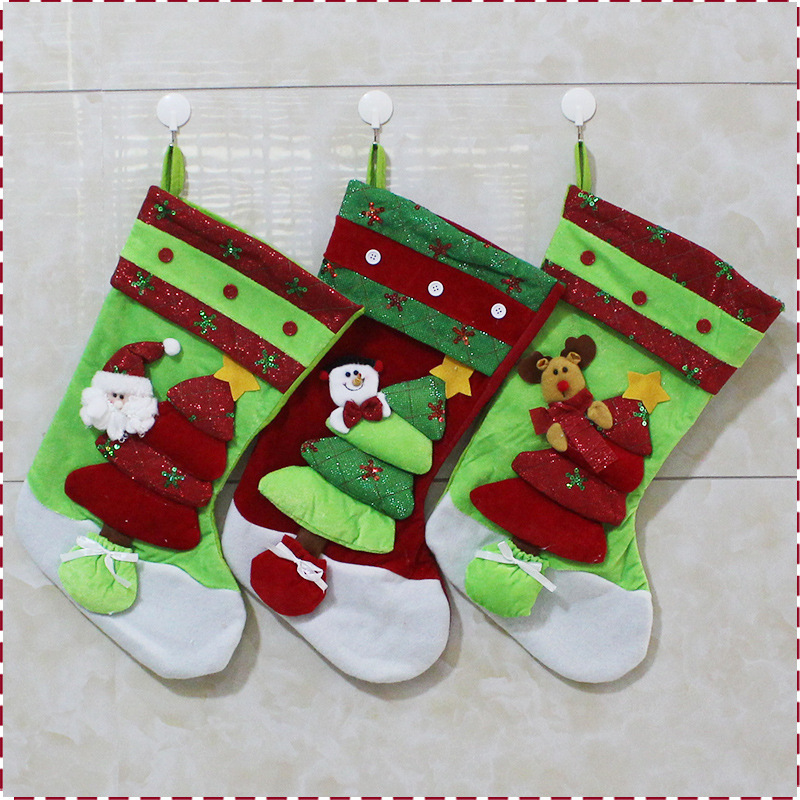Christmas Decoration Supplies Christmas Gift Bag Sock Accessories Gift bag Christmas Socks