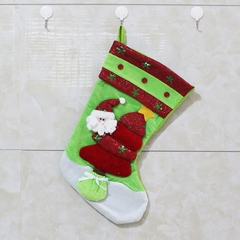 Christmas Decoration Supplies Christmas Gift Bag Sock Accessories Gift bag Christmas Socks