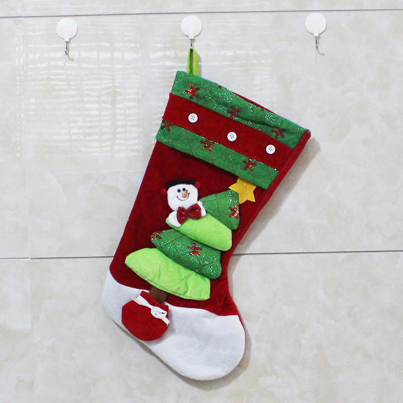Christmas Decoration Supplies Christmas Gift Bag Sock Accessories Gift bag Christmas Socks