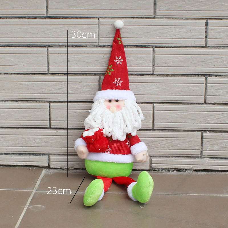 Christmas Sitting Position Decorations Christmas Old man Snowman Dolls gift Accessories
