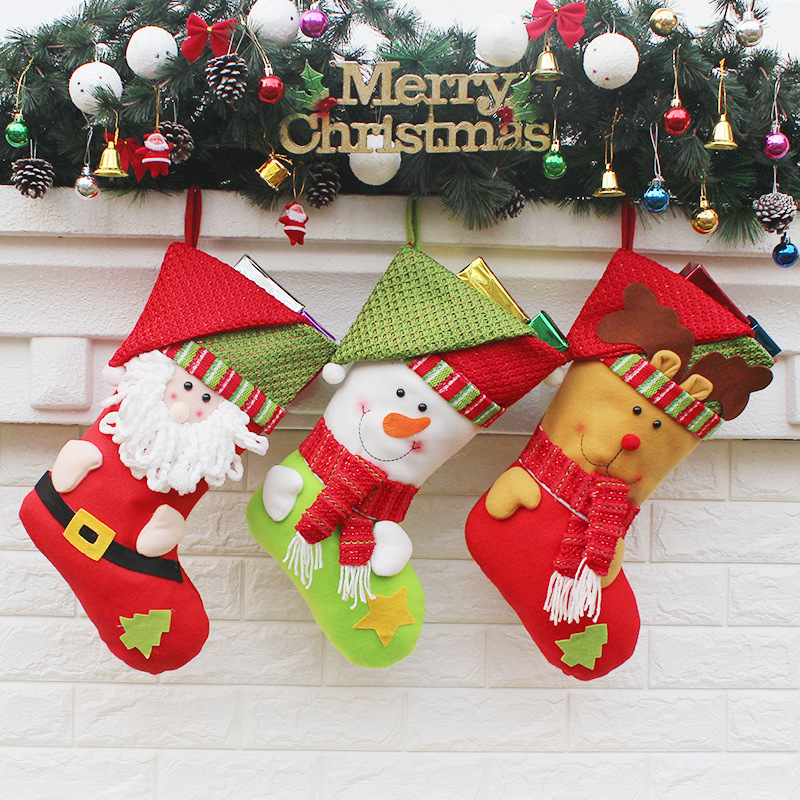 The New Christmas Decorations Festival Supplies Christmas Ggift Candy Socks