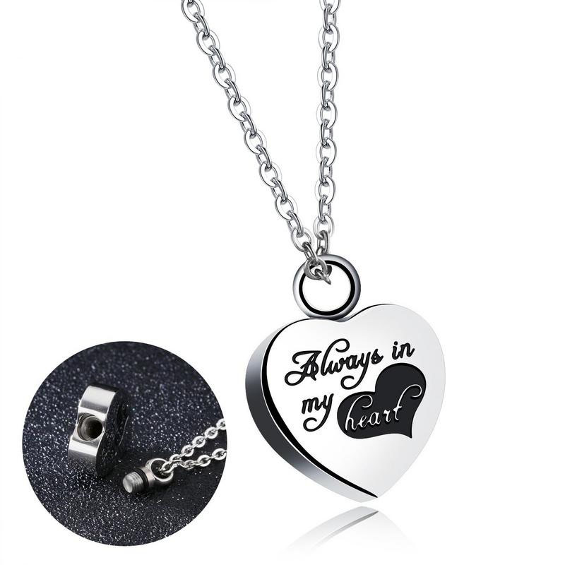 Western Style Personality Fashion Commemorate Love Pendant Ms Stainless Steel Exquisite Necklace