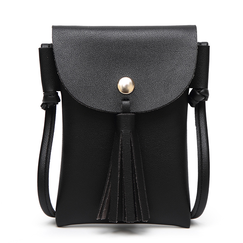 The New Lady Bags Mini Tassel Mobile phone Bag Coin Purse Shoulder Messenger Packet Handbags