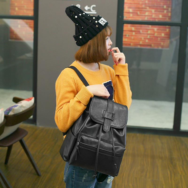Simple Backpack Student School bag High Capacity Travel Backpack College Winds Leisure Package Handbags