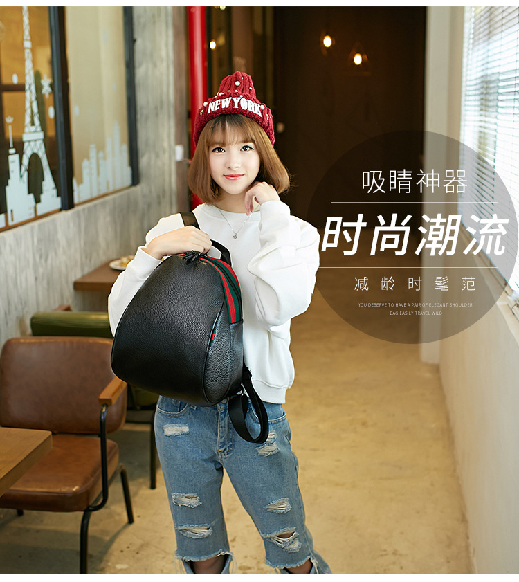 Ladies bag The New Ms backpack pu skin Shells travel Leisure Shoulder Bags Handbags