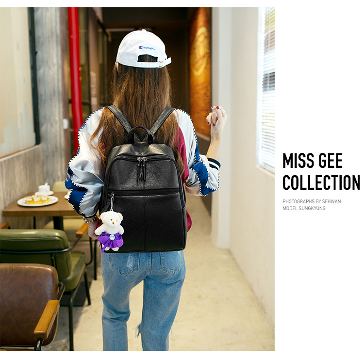 The New Ms Backpack Tide Woman Backpack Fashion Student School bag Leisure Lady Bags Handbags