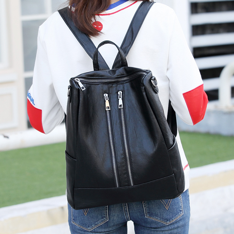 Ms Backpack College Winds The New Backpack Fashion Ms Leisure Lady Bags School bag Handbags