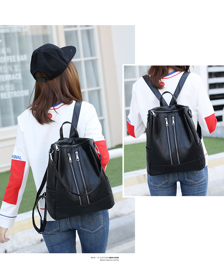 Ms Backpack College Winds The New Backpack Fashion Ms Leisure Lady Bags School bag Handbags