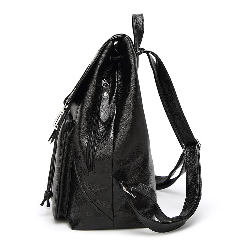 Ms Backpack Lady Bags Leisure Fashion Student School bag PU Travel Backpack Handbags