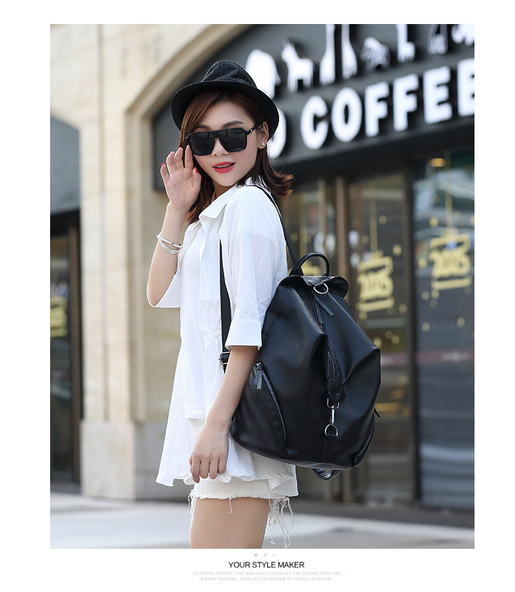 The New Ms Fashion Backpack Student Practical Leisure School bag Travel bag Handbags