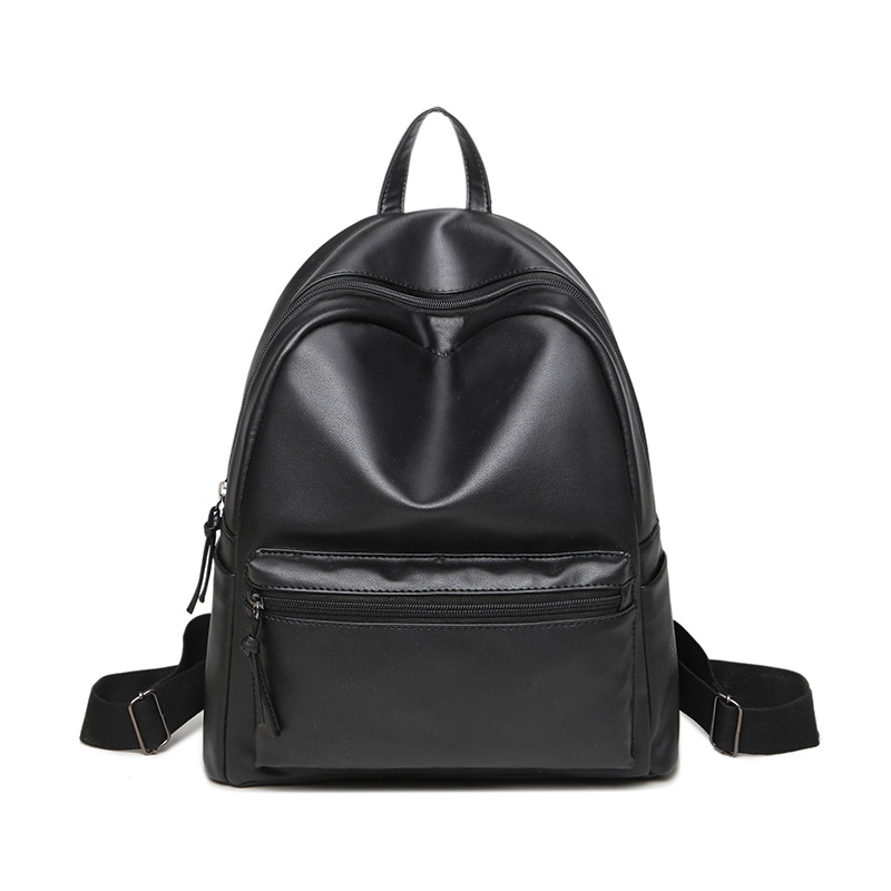 Backpack Student School bag Leisure Travel bag PU Leather Soft Cover Trend Lady Bags Handbags
