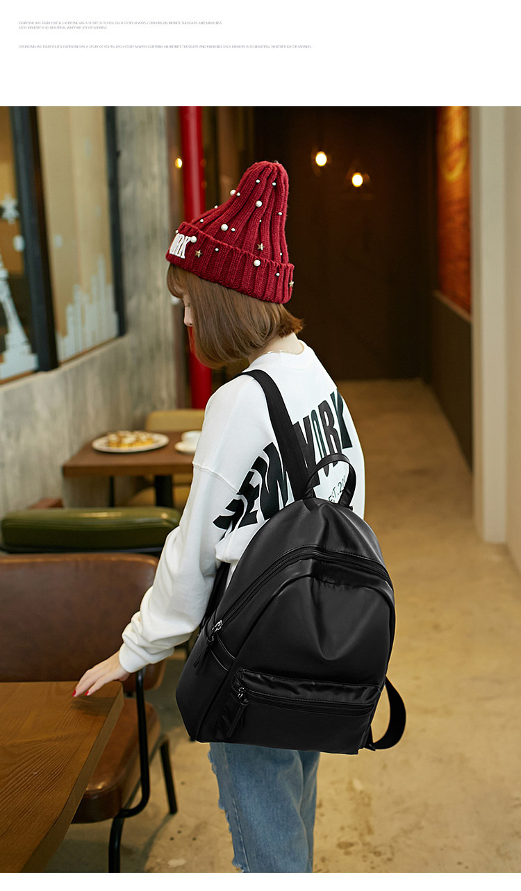 Backpack Student School bag Leisure Travel bag PU Leather Soft Cover Trend Lady Bags Handbags