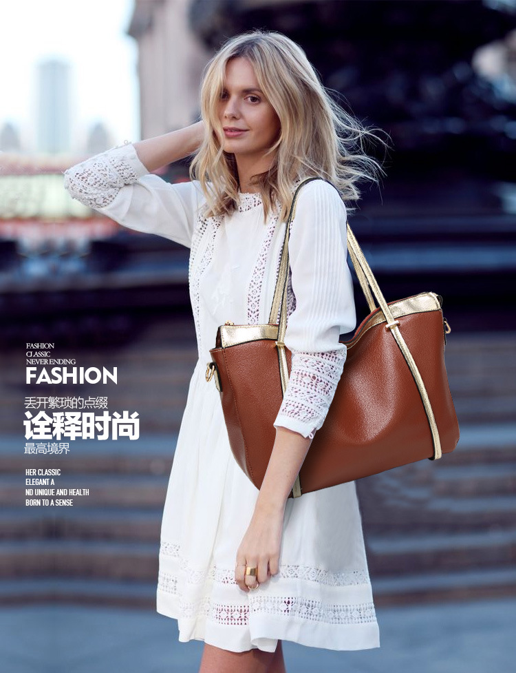 The New Western Style Female Leisure Shoulder Bags Wild Fashion Handbag