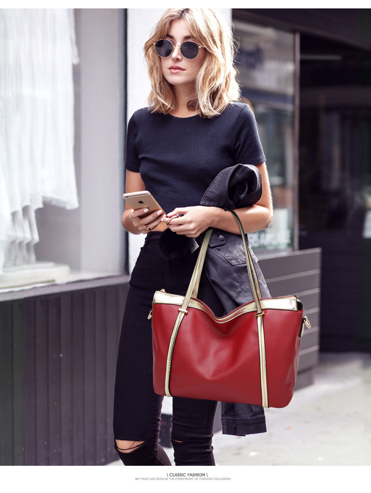 The New Western Style Female Leisure Shoulder Bags Wild Fashion Handbag