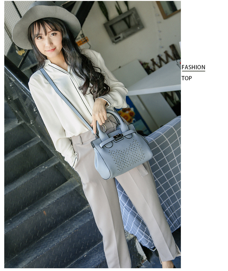 Lady Bags The New Trend Hollow Simple Fashion Shoulder Messenger Handbag