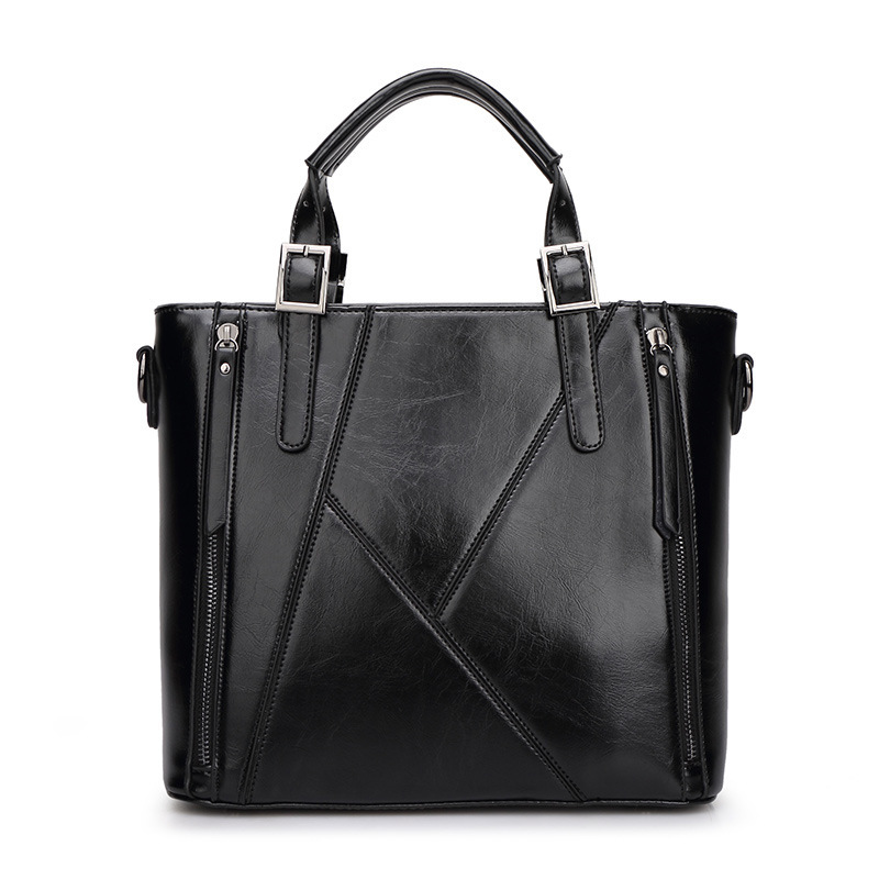 Western Style Fashion The New Ladies bag Simple Stitching Portable Shoulder Messenger bag Handbags