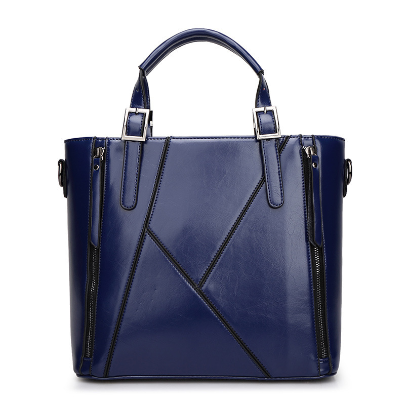 Western Style Fashion The New Ladies bag Simple Stitching Portable Shoulder Messenger bag Handbags