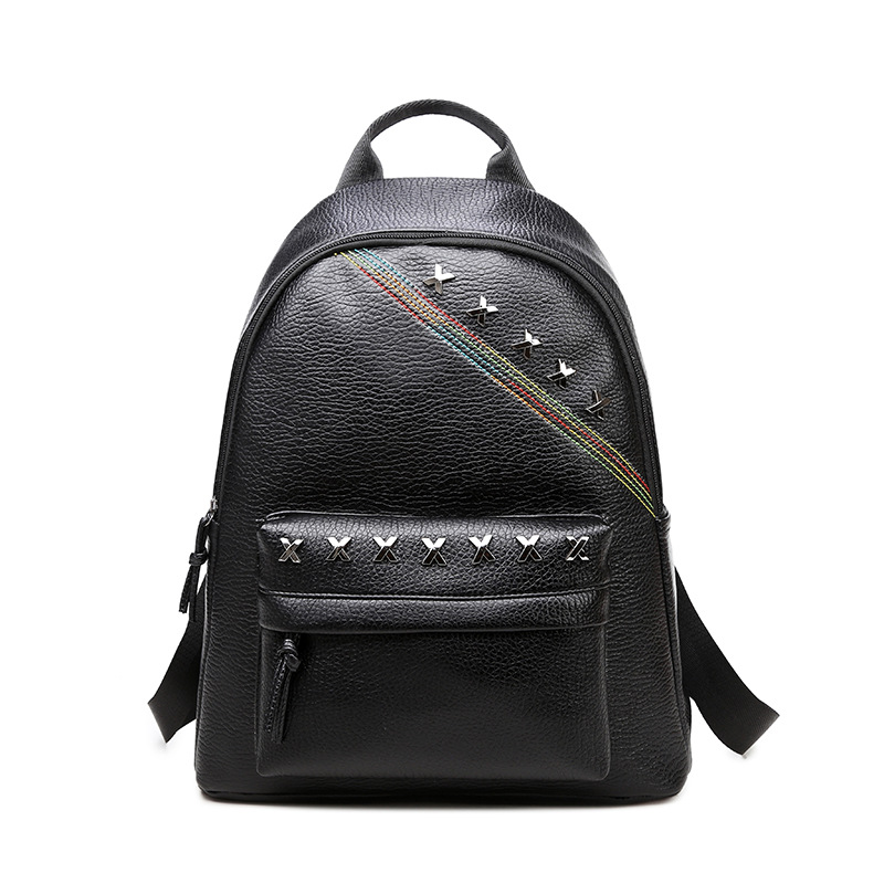 Ladies Bag Trend Ms Backpack Shoulder Bags Rivet Leisure Fashion Student Backpack Handbags