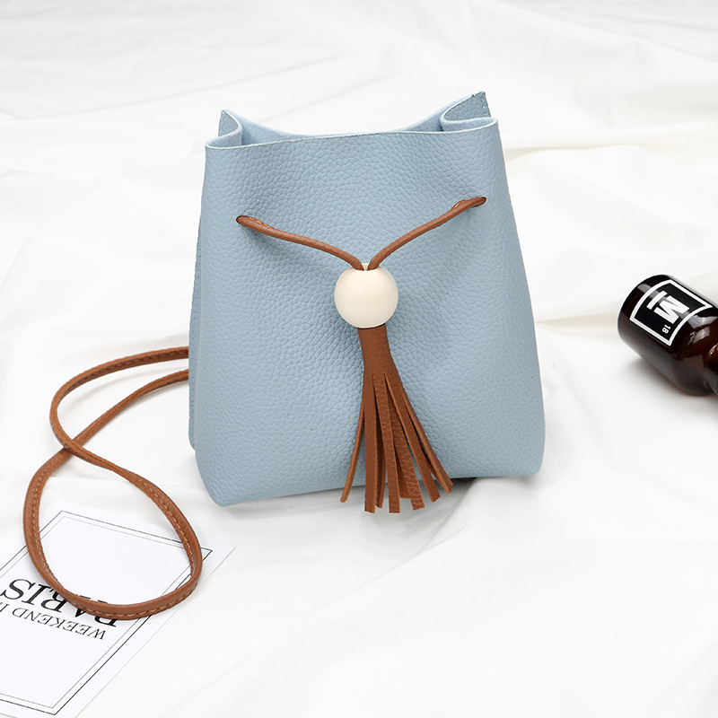 Mini Shoulder Packet Fashion Tassel Mobile Phone Lady Bags Simple Coin Purse Oblique Cross Package Handbags