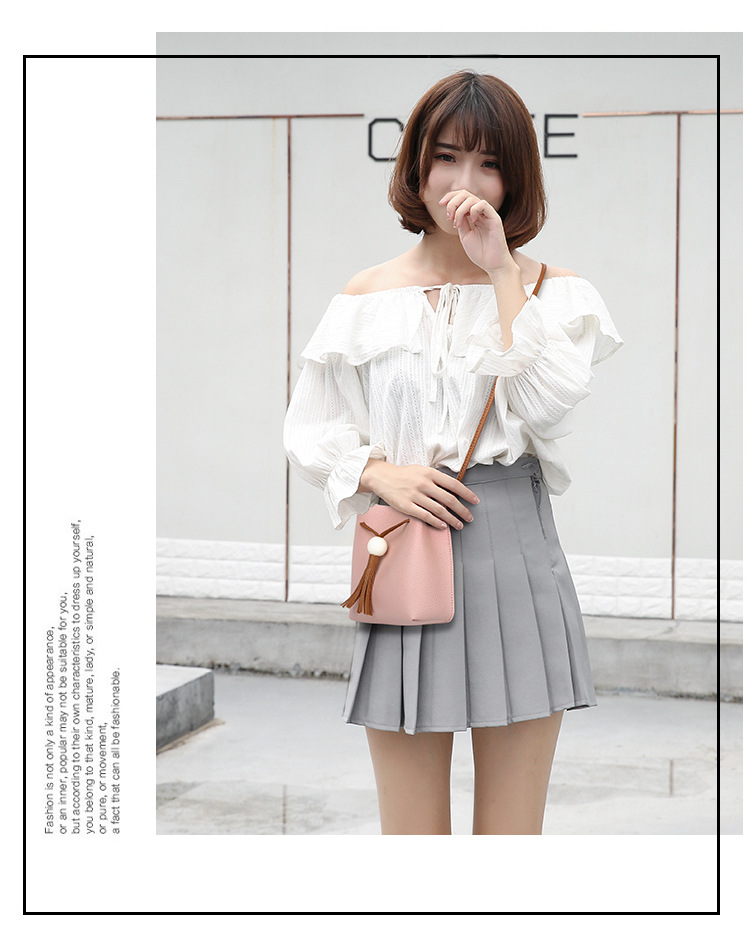 Mini Shoulder Packet Fashion Tassel Mobile Phone Lady Bags Simple Coin Purse Oblique Cross Package Handbags