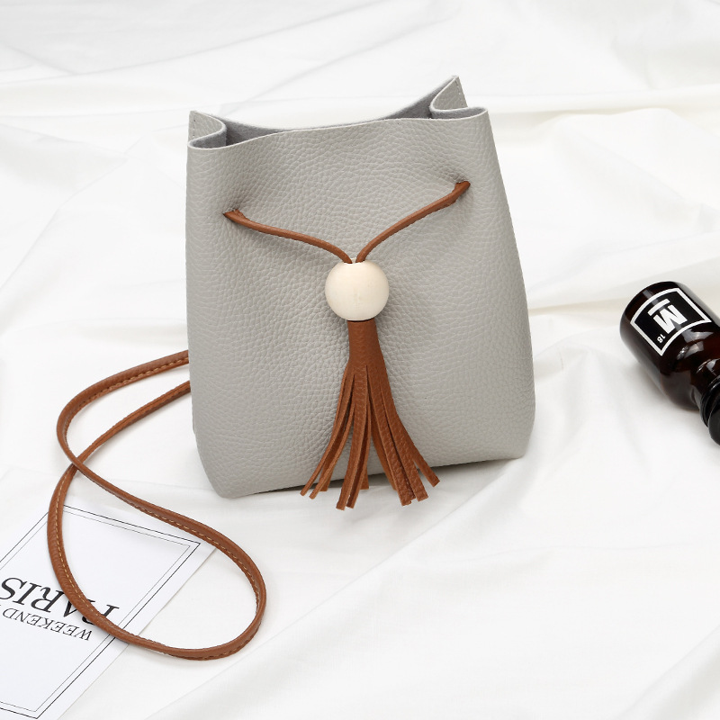 Mini Shoulder Packet Fashion Tassel Mobile Phone Lady Bags Simple Coin Purse Oblique Cross Package Handbags