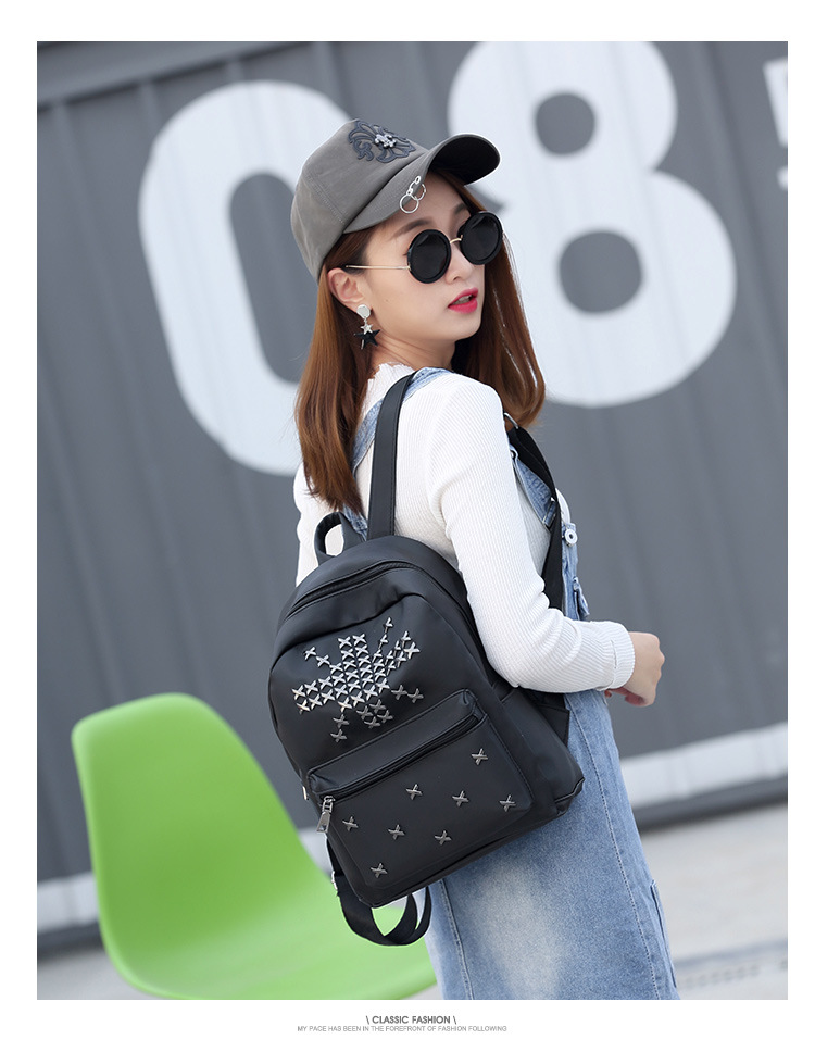 Lady Bags Fashion Backpack Waterproof Nylon School bag trend Ms Leisure Travel Backpack Handbags