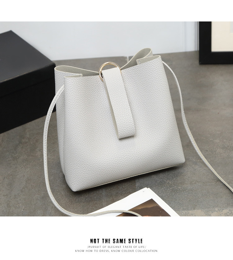Ms Trend Fashion bag The New High Capacity Fashion bag Water Bucket bag Handbags