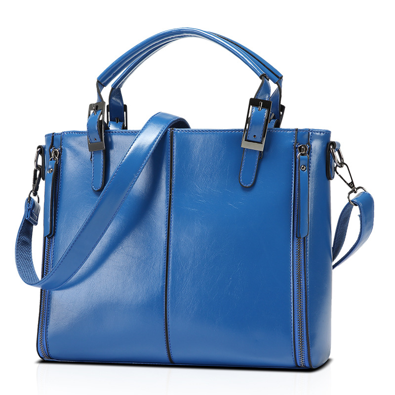 Oil wax Lady Bags Shoulder Messenger bag Western Style Portable Killer bag Fashion Ladies bag Handbags