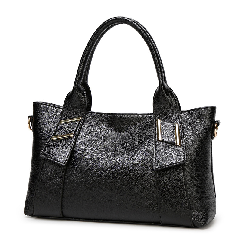 Lady Bags Fashion Litchi Pattern Big Bag Ms Portable Messenger Bag Shoulder Bags