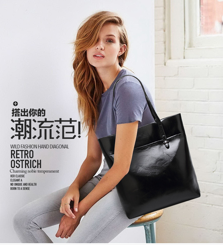 Women's bag fashion Simple Tote Shoulder Oblique cross Leisure Lady bags High capacity Lady bags Handbags