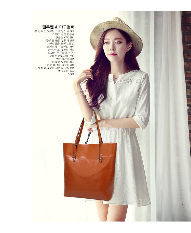 Women's bag fashion Simple Tote Shoulder Oblique cross Leisure Lady bags High capacity Lady bags Handbags