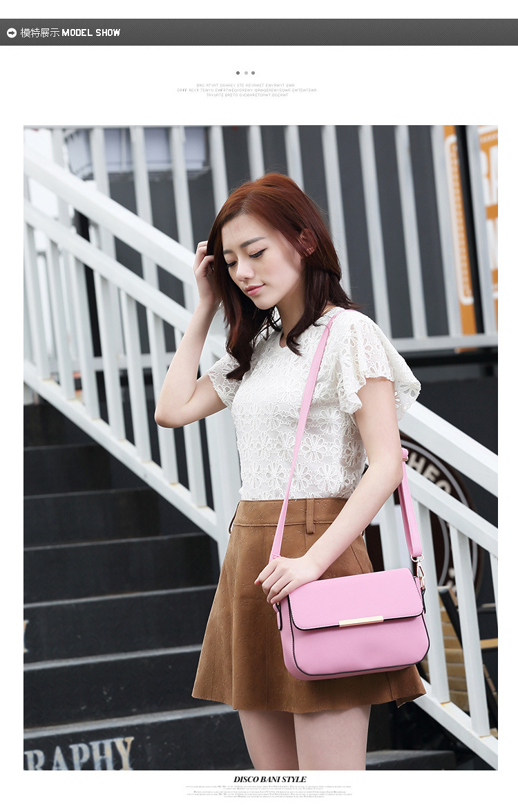 Lady bags Shoulder Oblique Cross Package Trend Lady Bags Fashion Small Square bag