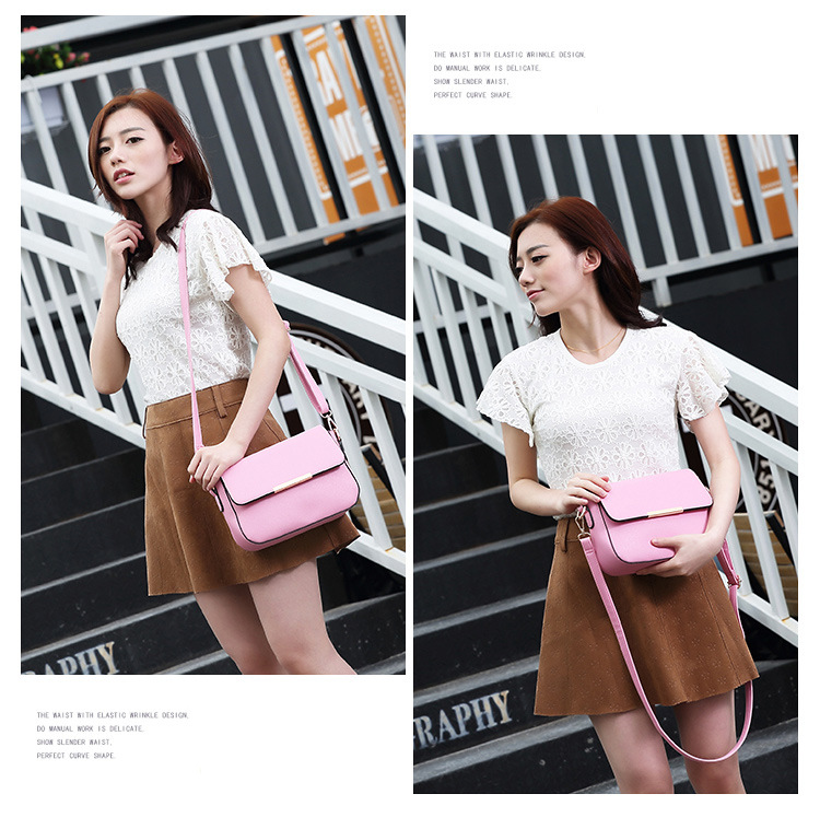 Lady bags Shoulder Oblique Cross Package Trend Lady Bags Fashion Small Square bag