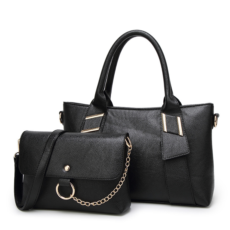 Ms Portable Shoulder Messenger Mother Package Litchi Pattern Fashion Wild Trend Package
