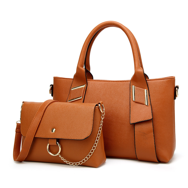 Ms Portable Shoulder Messenger Mother Package Litchi Pattern Fashion Wild Trend Package