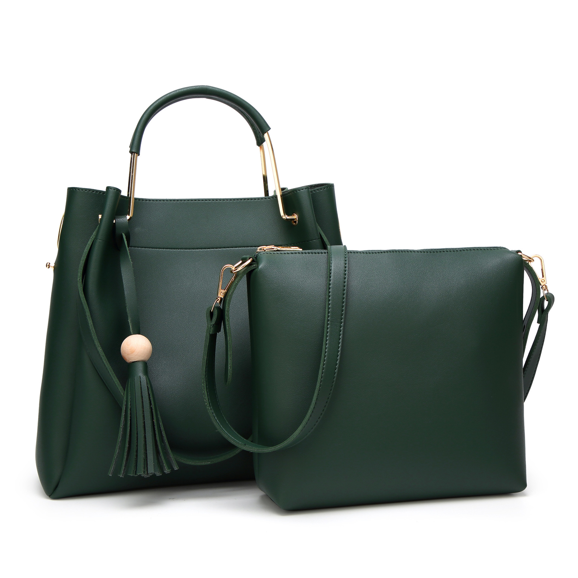 Ladies bag Messenger Mother Package Portable Shoulder Bags Simple Tassel Bucket Big Bag