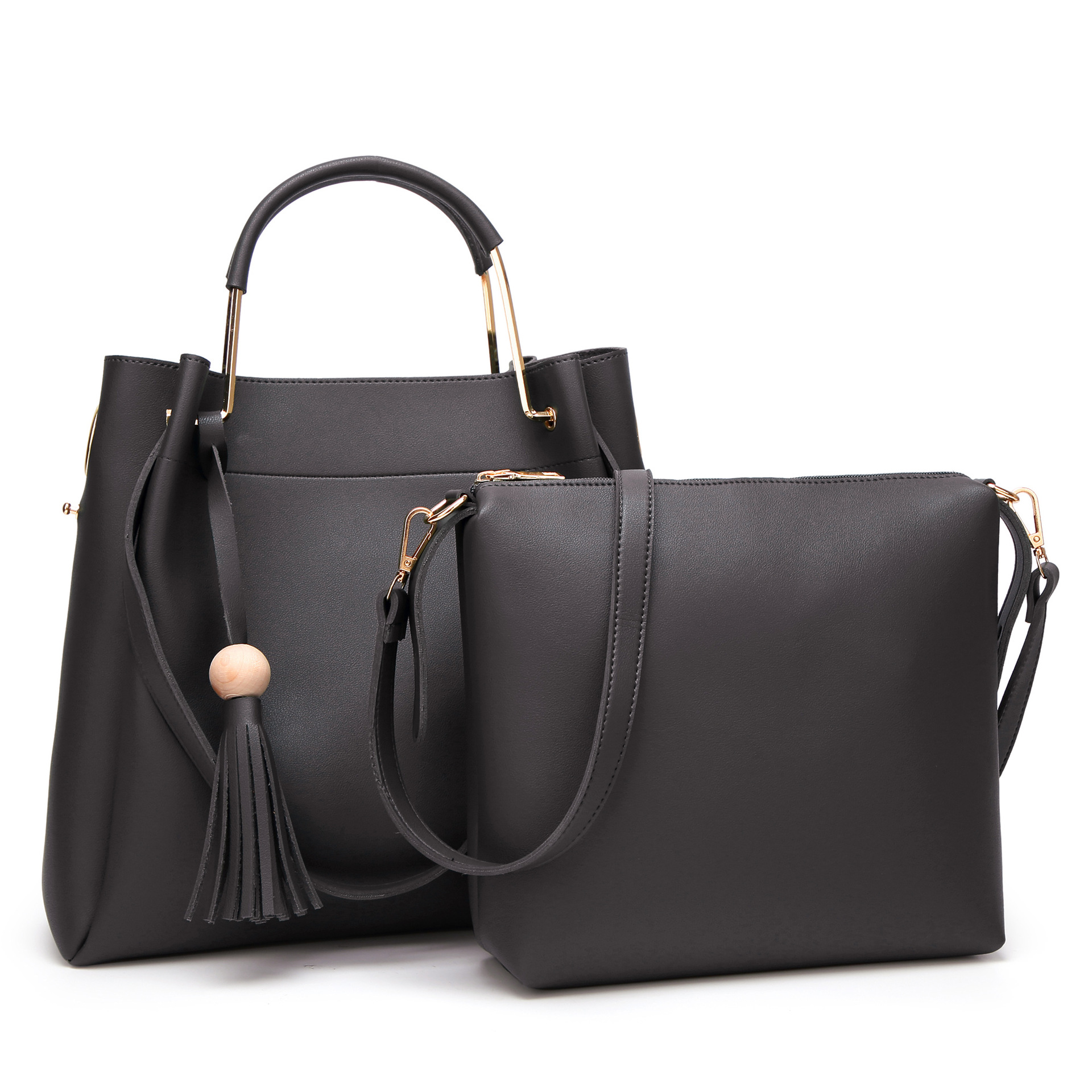 Ladies bag Messenger Mother Package Portable Shoulder Bags Simple Tassel Bucket Big Bag