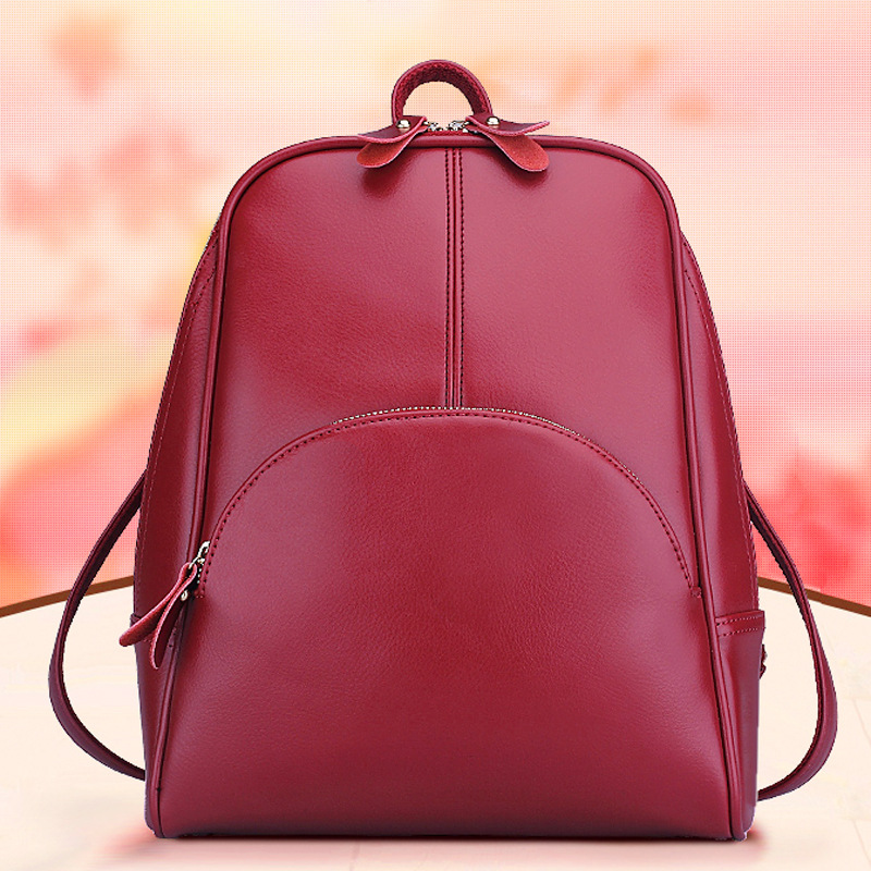 Ms Fashion PU Shoulder bag Lady bags College Trend Wild Backpack Handbags