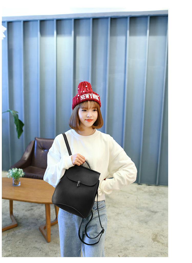 The New Original College Winds School Bag Trend Backpack Fashion Simple Package Handbags