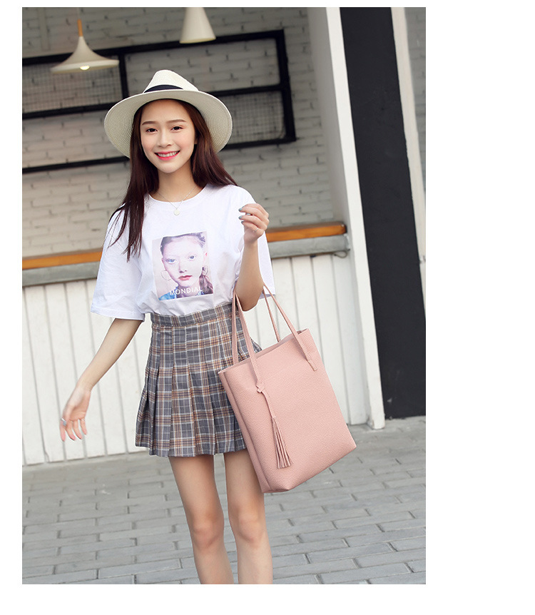 Lady Bags The New Fashion Shoulder Bags Ms Big bag Handbag Simple Wild Tote Bag