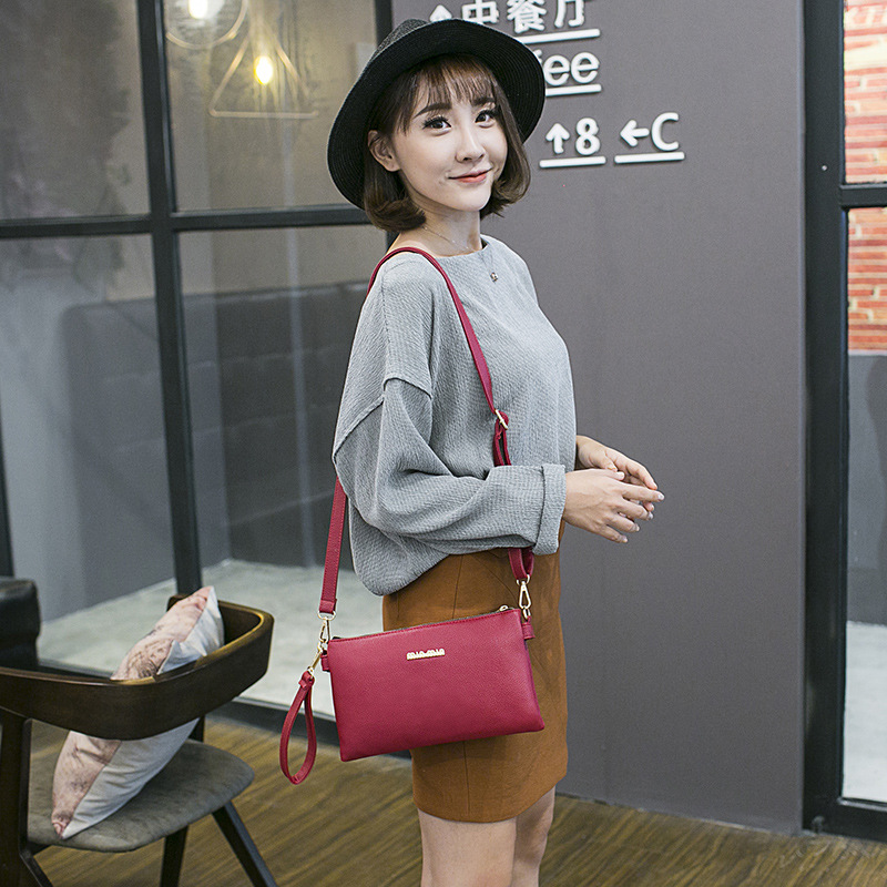 Ms Fashion Shoulder Oblique Cross Package Handbag Mobile phone Coin Purse Hand bag Wild Packet