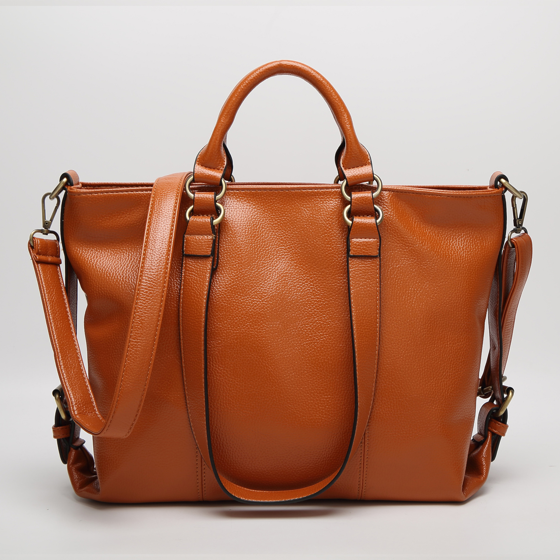 Western Style Fashion Ms Handbag Wild Shoulder Messenger bag Litchi Pattern Lady Bags