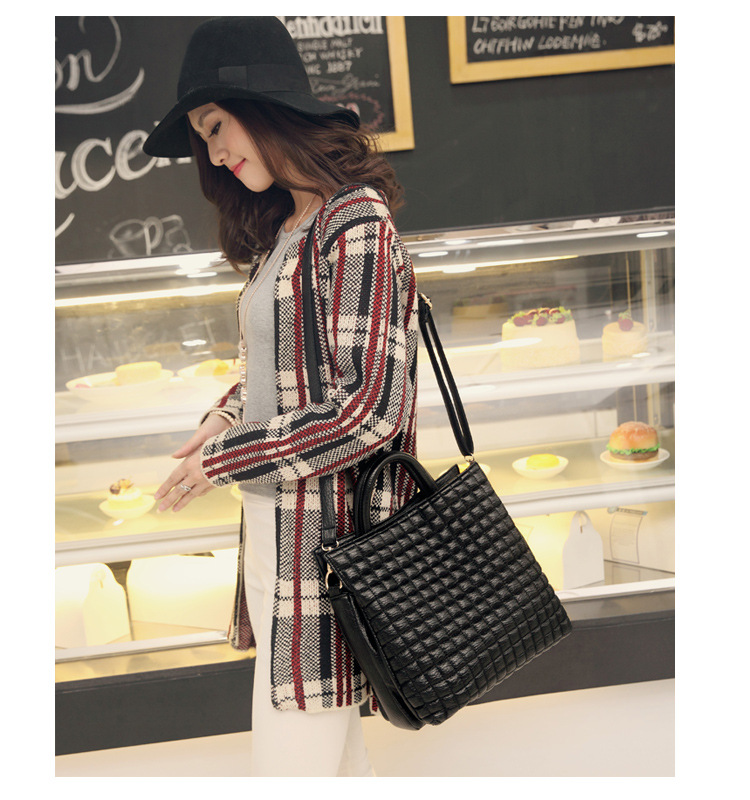 The New Lady Bags Fashion Handbag Shoulder Oblique Cross Package Ms Lingge Leisure Big bag