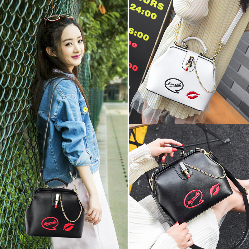 Ms The New Trend Simple Chain Shoulder Bags Lipstick Package Handbag Messenger Bag