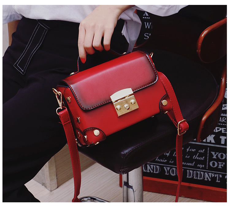 The New Retro Lady Bags Small Box Bag Literature And Art Fresh Messenger bag Shoulder Handbag