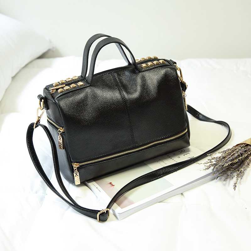 The New Lady Bags Western Style Shoulder Messenger Big bag Handbag Simple Package