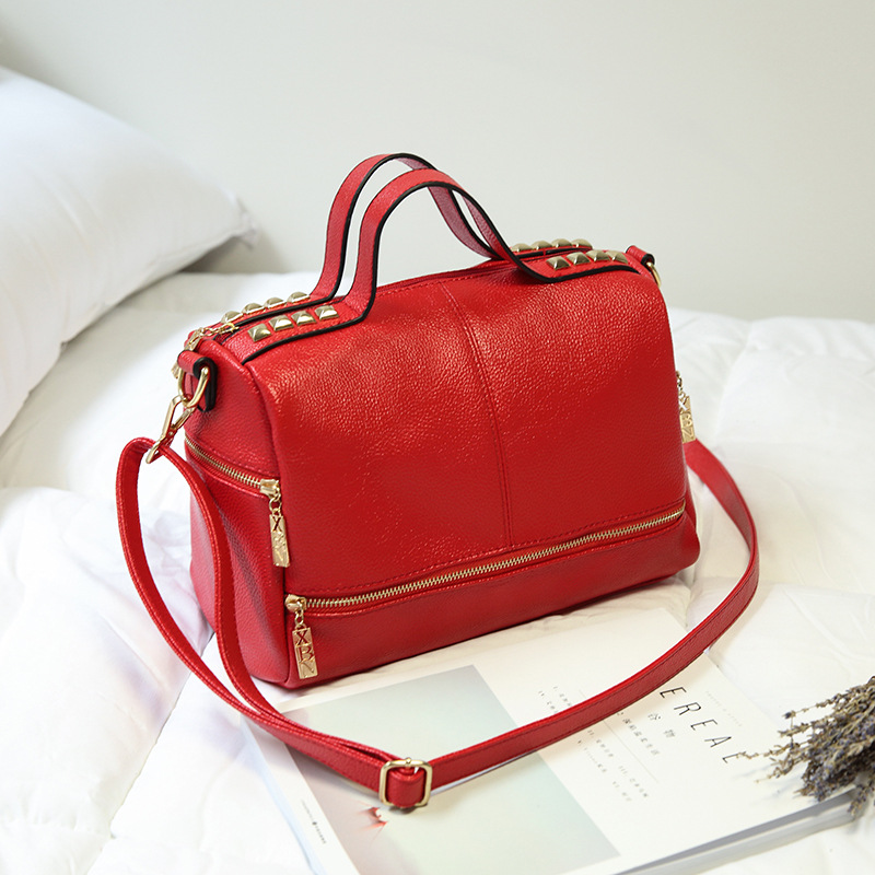 The New Lady Bags Western Style Shoulder Messenger Big bag Handbag Simple Package