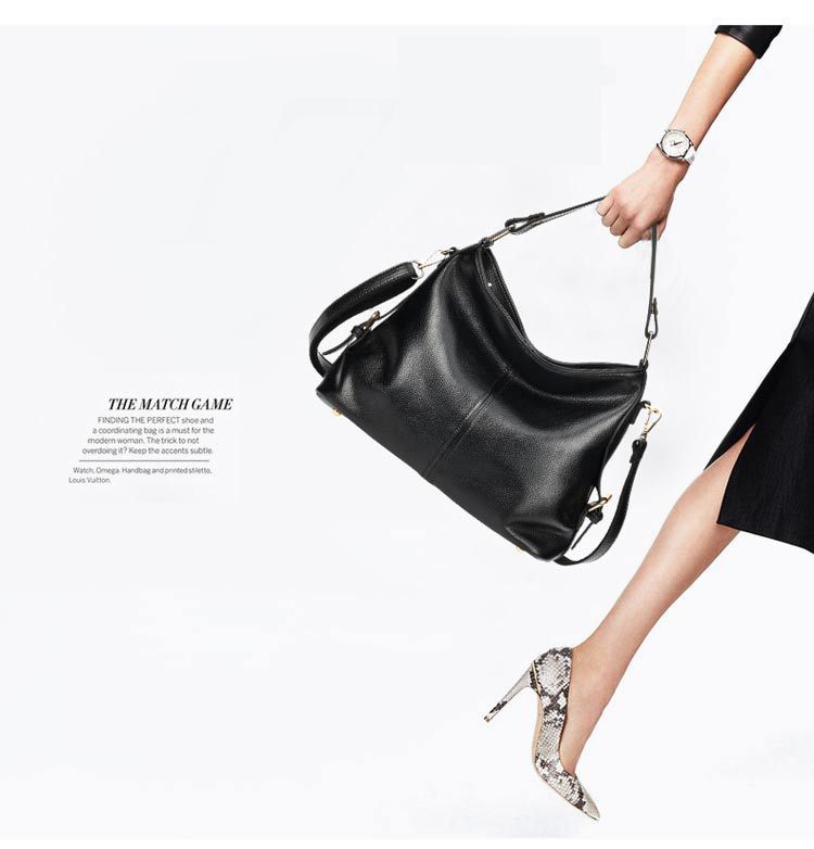 The New Litchi Pattern Lady Bags Portable Shoulder Messenger bag Leisure Fashion Ladies Bag